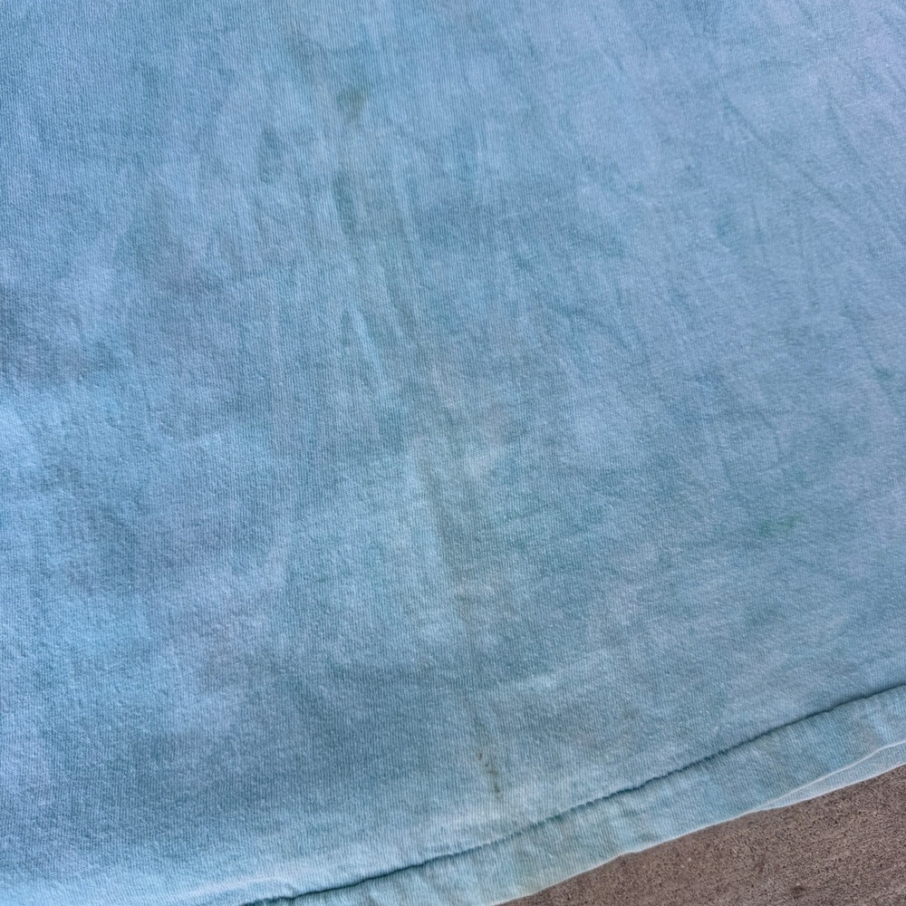 Vintage Hanes Beefy-T Pismo Beach California Graphic T-Shirt Teal XL USA Made - Picture 6 of 8